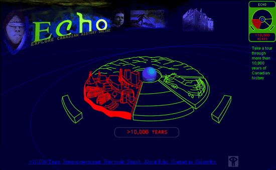 Echo Home with Greater Than Ten Thousand Years mouse over active