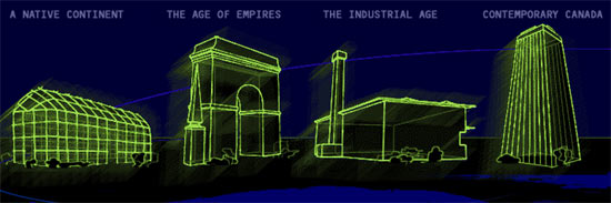 Detail of section icon buildings from >10,000 Years main page